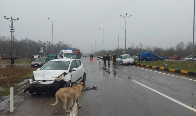 Çaycuma yolunda kaza… Yaralılar var