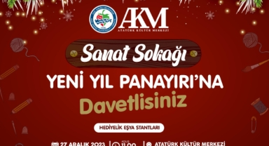 Felakette zarar gören sanat sokağı için yeni yıl panayırı düzenlenecek..