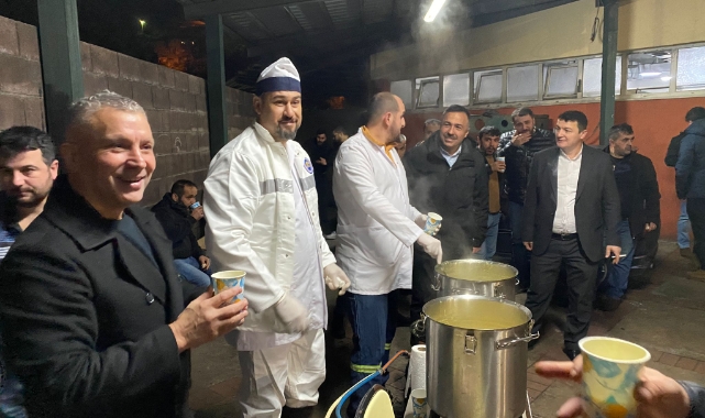 Kahraman madencilere anlamlı günde sıcak karşılama