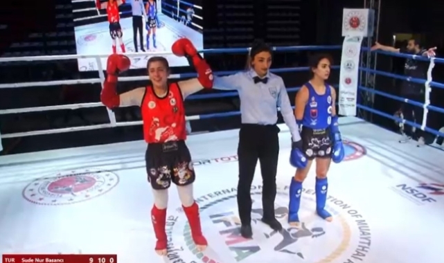 Sude Nur Basancı, Avrupa Muaythai Arenasından Zaferle Döndü