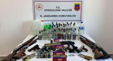 Yılbaşı öncesi jandarmadan kaçak içki operasyonu