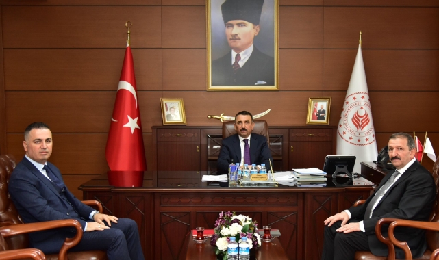 Zonguldak Valisi Osman Hacıbektaşoğlu, Yeni Atanan İl Müdürlerini Kabul Etti