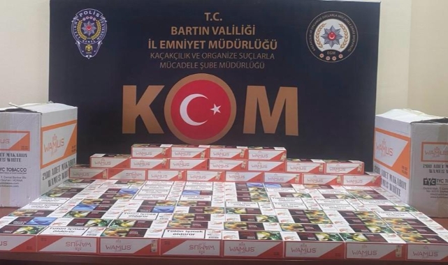 Bartın'da sahte makaron operasyonu!