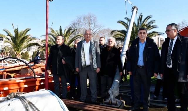 Başkan Posbıyık, Sahilde Yapılan Çalışmaları Denetledi