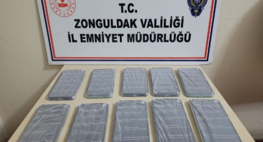 Kdz. Ereğli'de operasyon! Çok sayıda telefon ele geçirildi