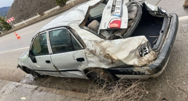 Korkunç kaza! Sürücünün eşi hayatını kaybetti