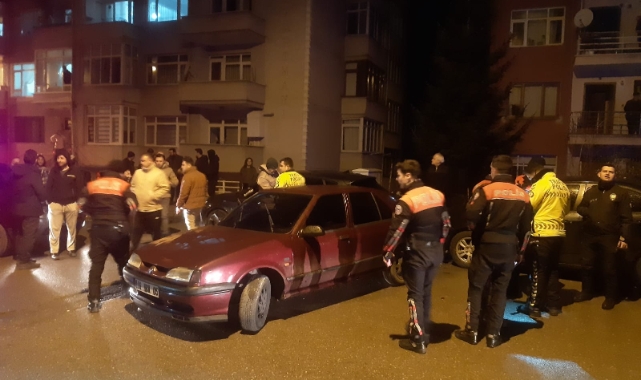 Polisten kaçarken park halindeki otomobili hurdaya çevirdi!