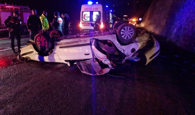 Zonguldak-Ankara Kara yolunda feci kaza: 2 ölü, 1 ağır yaralı!
