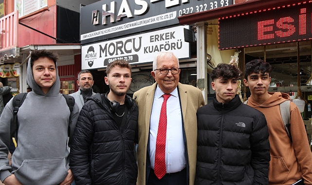 Başkan Posbıyık Ve Ekibi, Erdemir Caddesi Esnafını Ziyaret Etti