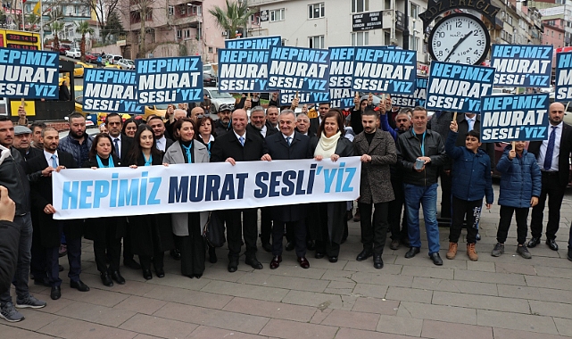 “Hepimiz Murat Sesli’yiz” dediler, sahaya indiler