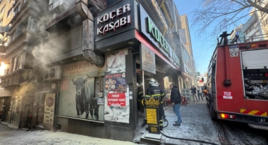 Kasabın bacası tutuştu, büyük panik yaşandı!