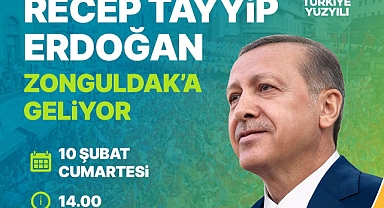 Zonguldak Cumhurbaşkanı Erdoğan’ı ağırlayacak