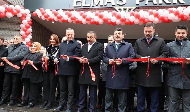Elmas Park açılışı törenle yapıldı