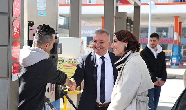 Kepez'de Sesli ve ekibine sevgi seli