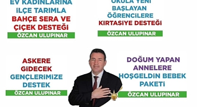 Ulupınar, ekonomik destek paketini açıkladı
