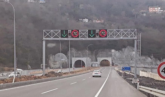 Üzülmez Tüneli trafiğe açıldı
