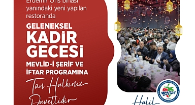 Başkan Posbıyık, Kadir Gecesi Mesajı Yayımladı