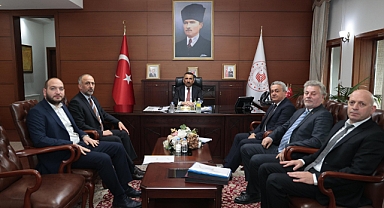 Devrek TSO Başkanı Başoğlu ve Bölge Oda Başkanlarından Vali Hacıbektaşoğlu’na Ziyaret