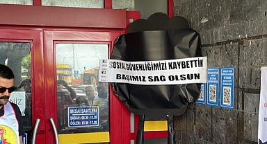 SGK binasına siyah çelenk