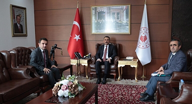 Zonguldak Valisi Hacıbektaşoğlu DSİ Yetkililerini Kabul Etti