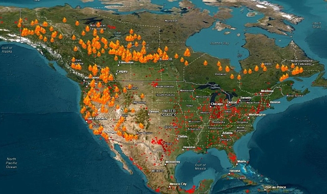 Yangın ABD'nin Tamamını Esir Aldı