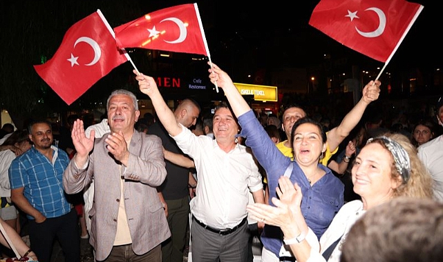 Zonguldak'ta milli takım coşkusu yaşadılar