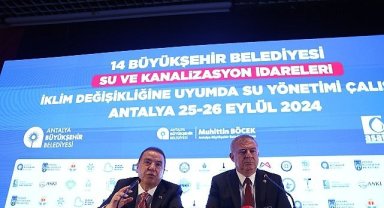14 Büyükşehir Belediyesi'nin su ve kanalizasyon idareleri Antalya'da buluştu