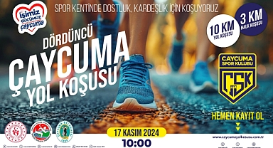 4. Çaycuma Yol Koşusu 17 Kasım’da