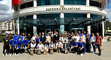 Almanya'daki kardeş kentin çocukları Çaycuma'da