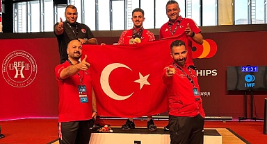 BARÜ’lü milli halterci Kaan Kahriman Dünya Şampiyonasında 1 altın, 2 gümüş madalya aldı