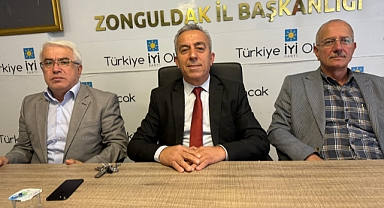 İYİ Parti Zonguldak İl Başkanı Erdal Gülay ve 7 Yönetim Kurulu Üyesi İstifa Etti
