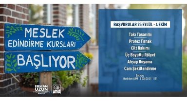 Narlıdere'de meslek edindirme kursları başlıyor: Son başvuru 4 Ekim