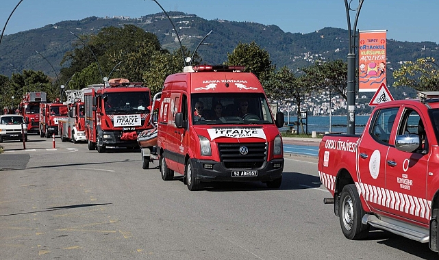 ORDU’DA İTFAİYE HAFTASI KUTLANIYOR