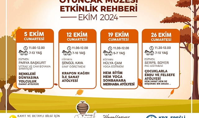 Oyuncak Müzesi Ekim Ayı Atölye Programı Açıklandı