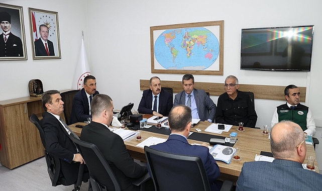 Afet Risk Azaltma Planı İzleme ve Değerlendirme toplantısı gerçekleştirildi