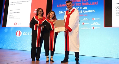 BARÜ’den Dr. Çiğdem Yerli, “ODTÜ Yılın Tezi Ödülünü” aldı