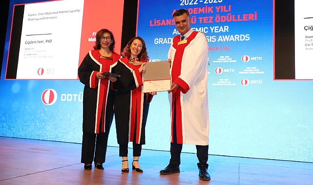 BARÜ’den Dr. Çiğdem Yerli, “ODTÜ Yılın Tezi Ödülünü” aldı