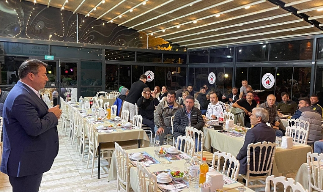 Başkan Ulupınar, Fen İşleri Müdürlüğü Ekibiyle Akşam Yemeğinde Bir Araya Geldi