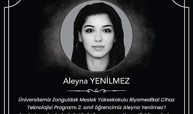BEÜN Öğrencisi Aleyna Yenilmez Hayatını Kaybetti