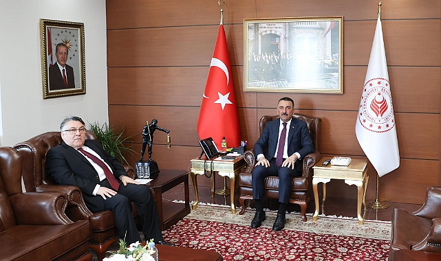 BEUN Rektörü İsmail Hakkı Özölçer'den Zonguldak Valisi Osman Hacıbektaşoğlu'na Ziyaret