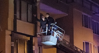 Buldanlı'da korku dolu anlar! Mahsur kalanlar böyle kurtarıldı...