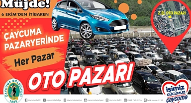 Çaycuma’da oto pazarı da açılıyor