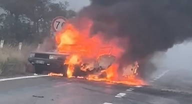 Çaycuma'da sisli hava kazaya yol açtı, LPG tankı patladı sürücüsü yanarak öldü