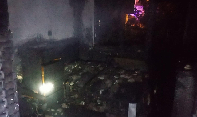 Çaycuma'da yangın paniğe neden oldu, bir kişi hastaneye kaldırıldı