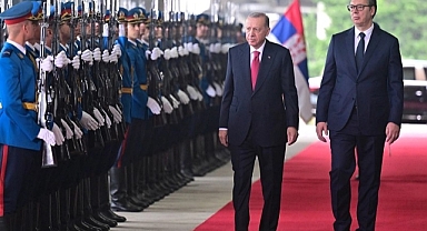 Cumhurbaşkanı Erdoğan, Sırbistan Cumhurbaşkanı Vucic ile Bir Araya Geldi