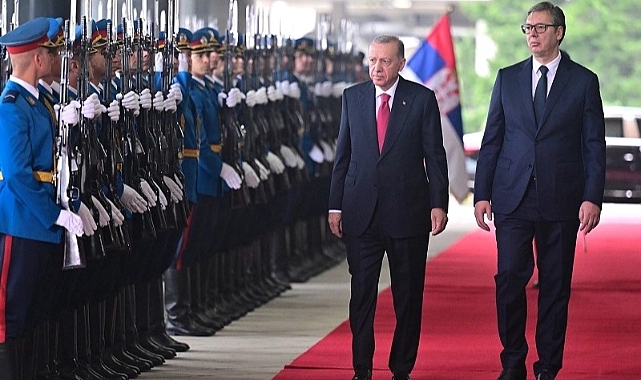 Cumhurbaşkanı Erdoğan, Sırbistan Cumhurbaşkanı Vucic ile Bir Araya Geldi