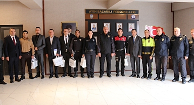 Düzce İl Emniyet Müdürlüğü'nde Başarılar Ödüllendirildi