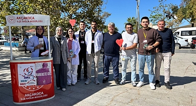 Düzce İl Sağlık Müdürlüğü'nden Farkındalık Etkinliği