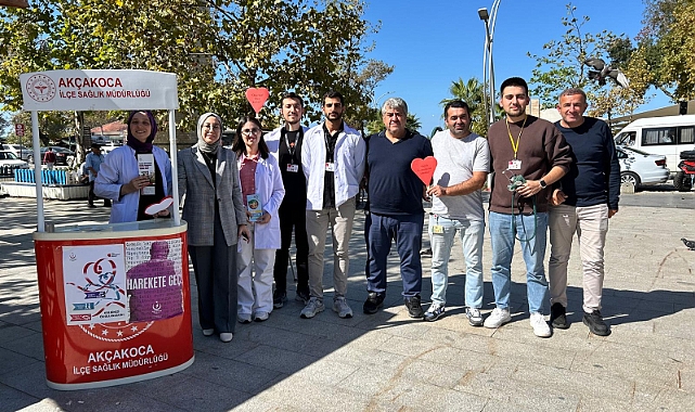 Düzce İl Sağlık Müdürlüğü'nden Farkındalık Etkinliği