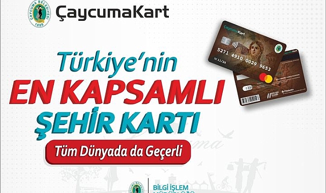 Eğitim yardımları ÇaycumaKart ‘la ödeniyor